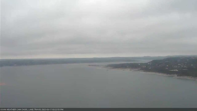 Lake Travis webcam, March 17, 2022 3:25 PM CT
