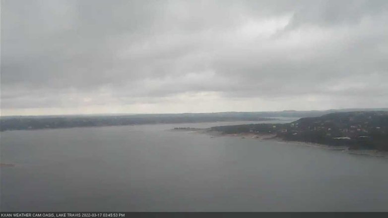 Lake Travis webcam, March 17, 2022 3:45 PM CT