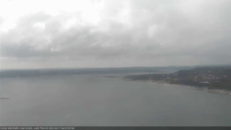 Lake Travis webcam, March 17, 2022 4:25 PM CT