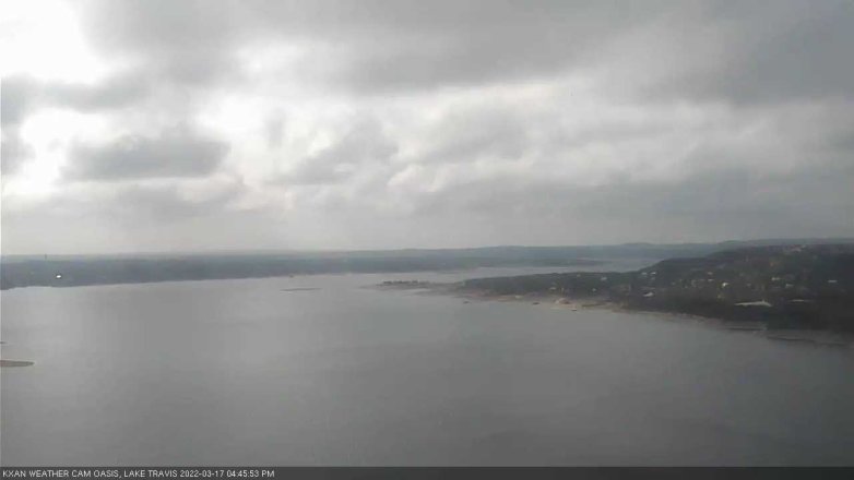 Lake Travis webcam, March 17, 2022 4:45 PM CT