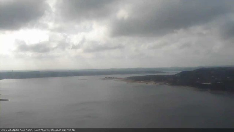 Lake Travis webcam, March 17, 2022 5:25 PM CT