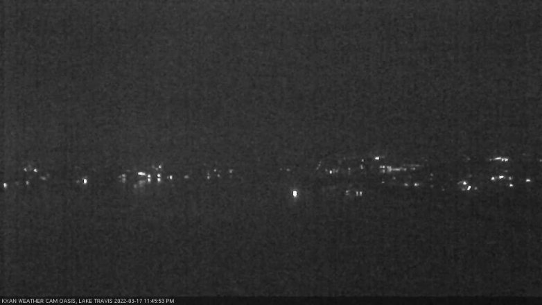 Lake Travis webcam, March 17, 2022 11:45 PM CT