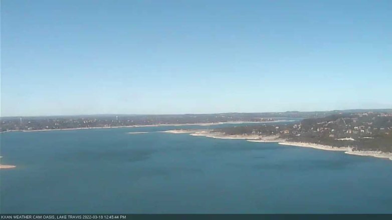 Lake Travis webcam, March 18, 2022 12:45 PM CT
