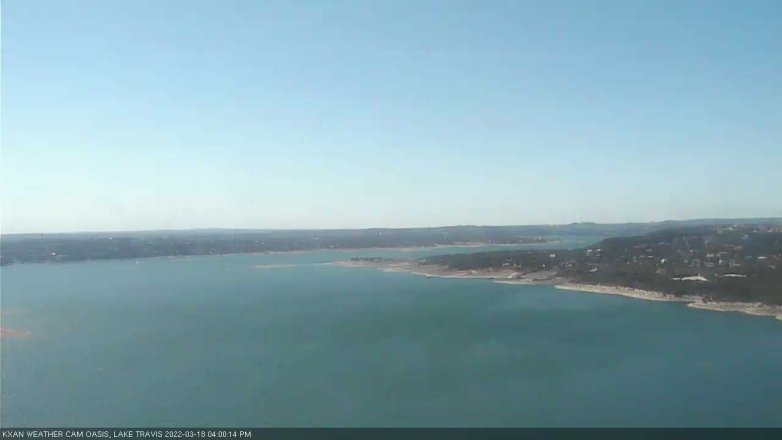 Lake Travis webcam, March 18, 2022 4:00 PM CT