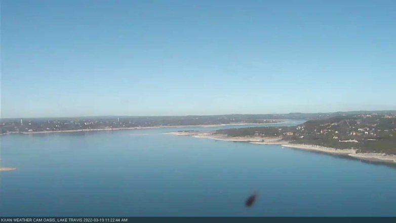 Lake Travis webcam, March 19, 2022 11:25 AM CT