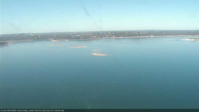 Lake Travis webcam, March 19, 2022 11:45 AM CT