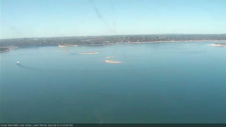 Lake Travis webcam, March 19, 2022 12:25 PM CT