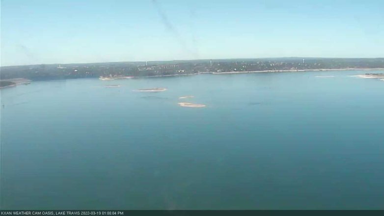 Lake Travis webcam, March 19, 2022 1:00 PM CT