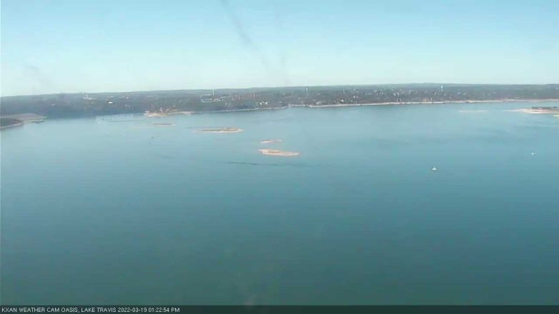 Lake Travis webcam, March 19, 2022 1:25 PM CT