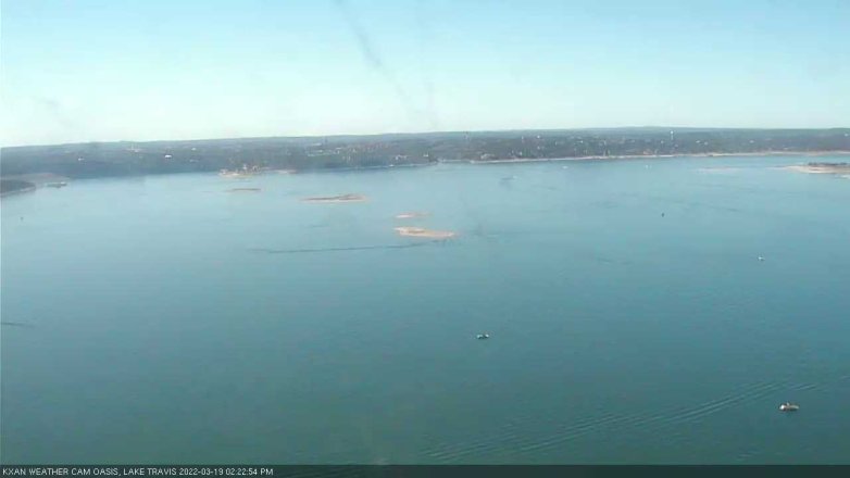 Lake Travis webcam, March 19, 2022 2:25 PM CT
