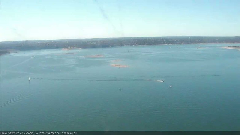 Lake Travis webcam, March 19, 2022 3:00 PM CT