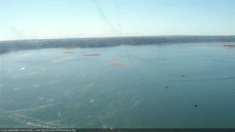 Lake Travis webcam, March 19, 2022 3:45 PM CT