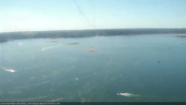 Lake Travis webcam, March 19, 2022 4:00 PM CT