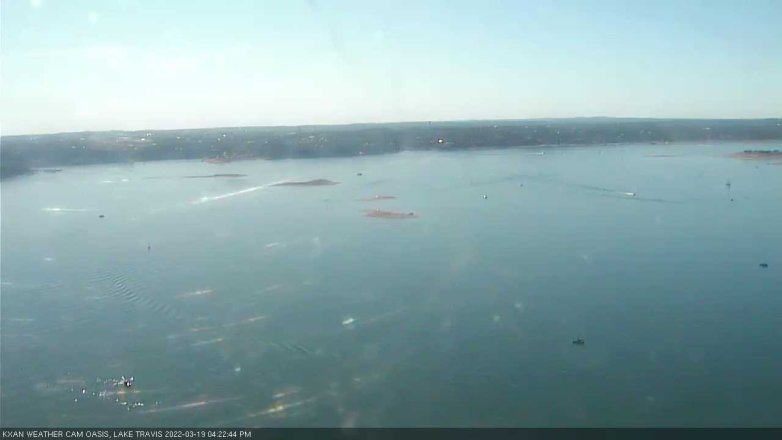 Lake Travis webcam, March 19, 2022 4:25 PM CT