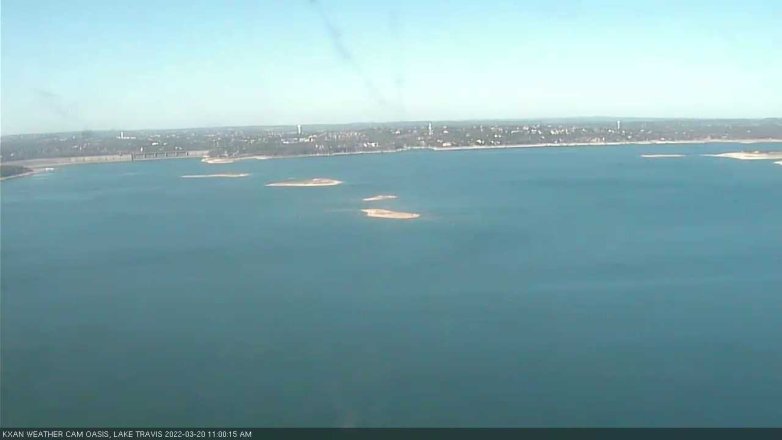 Lake Travis webcam, March 20, 2022 11:00 AM CT