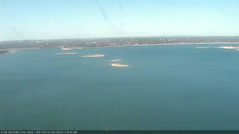 Lake Travis webcam, March 20, 2022 11:45 AM CT