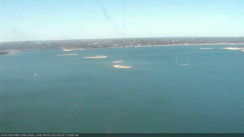 Lake Travis webcam, March 20, 2022 12:00 PM CT