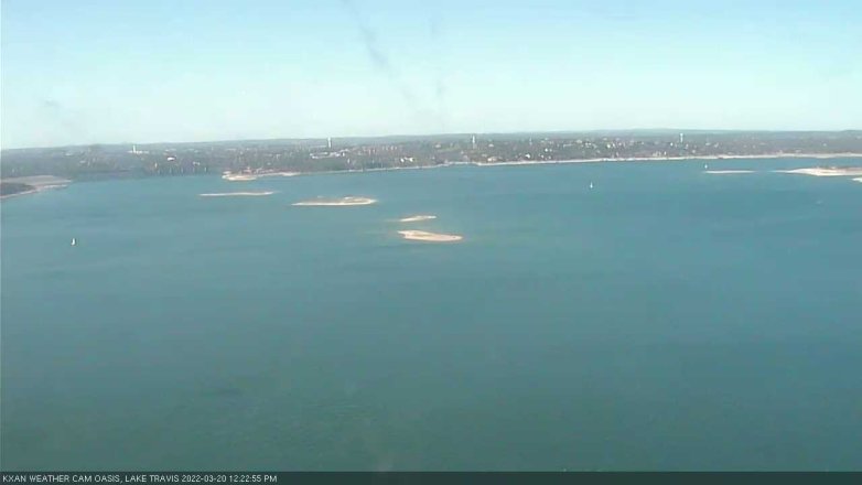 Lake Travis webcam, March 20, 2022 12:25 PM CT