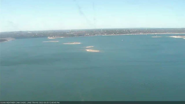 Lake Travis webcam, March 20, 2022 12:45 PM CT