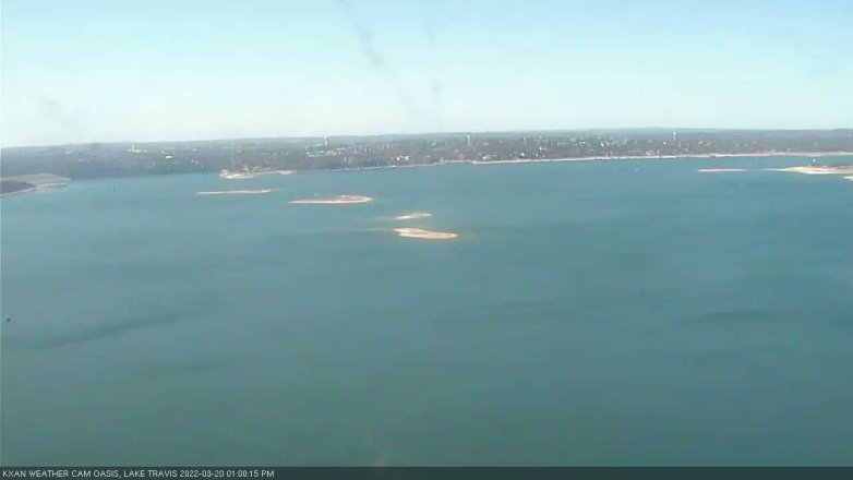 Lake Travis webcam, March 20, 2022 1:00 PM CT
