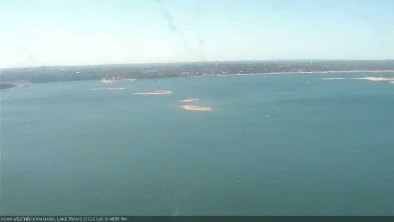 Lake Travis webcam, March 20, 2022 1:45 PM CT