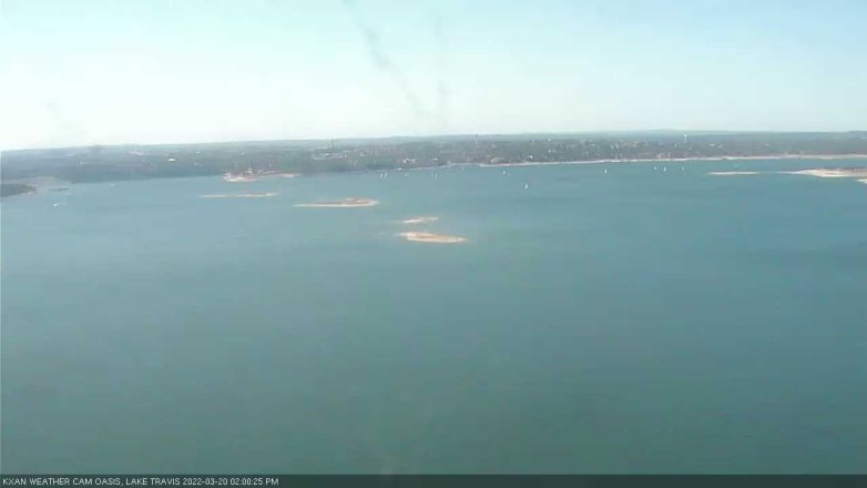 Lake Travis webcam, March 20, 2022 2:00 PM CT