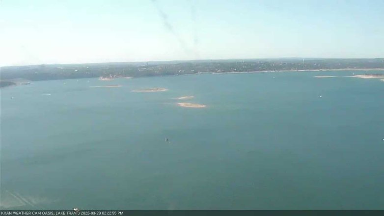 Lake Travis webcam, March 20, 2022 2:25 PM CT