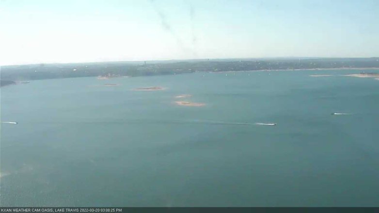 Lake Travis webcam, March 20, 2022 3:00 PM CT