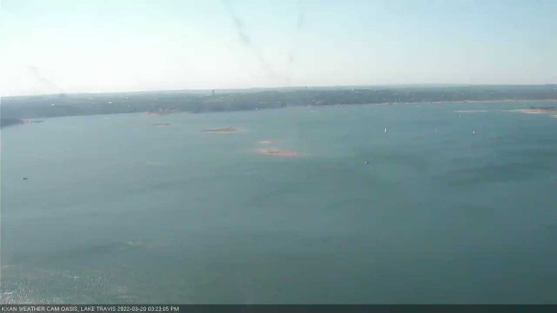 Lake Travis webcam, March 20, 2022 3:25 PM CT