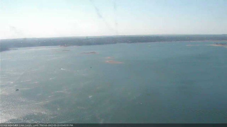 Lake Travis webcam, March 20, 2022 3:45 PM CT