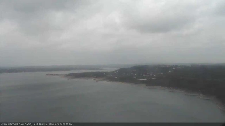Lake Travis webcam, March 21, 2022 4:25 PM CT