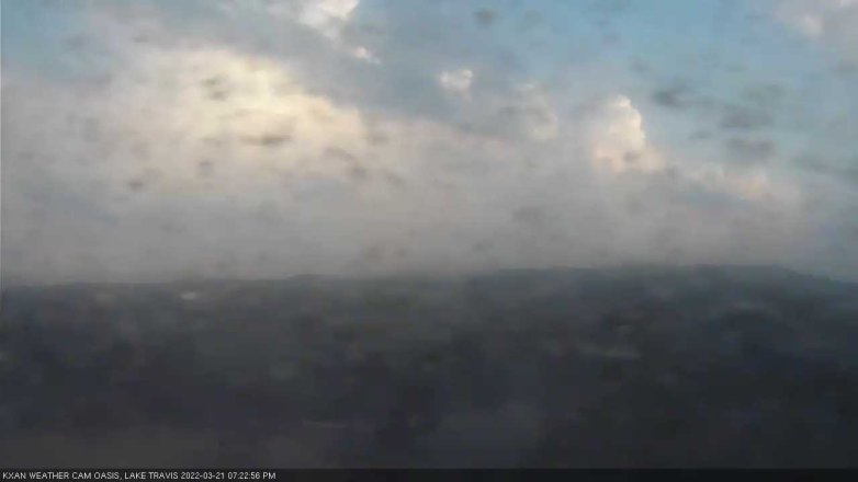 Lake Travis webcam, March 21, 2022 7:25 PM CT