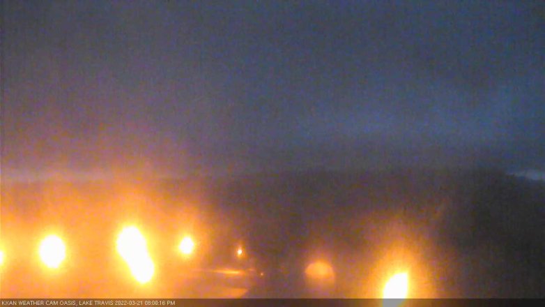 Lake Travis webcam, March 21, 2022 8:00 PM CT