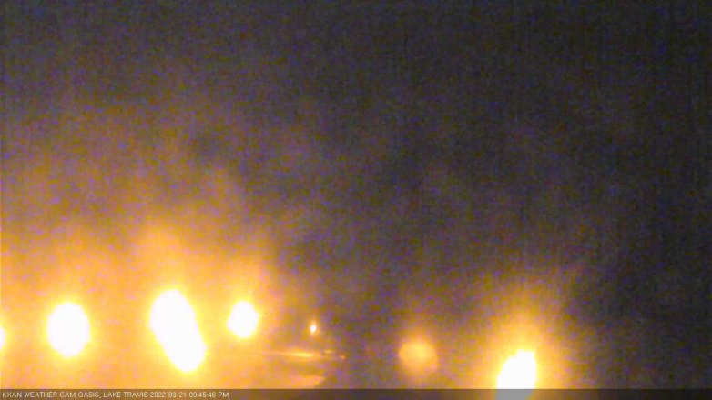Lake Travis webcam, March 21, 2022 9:45 PM CT