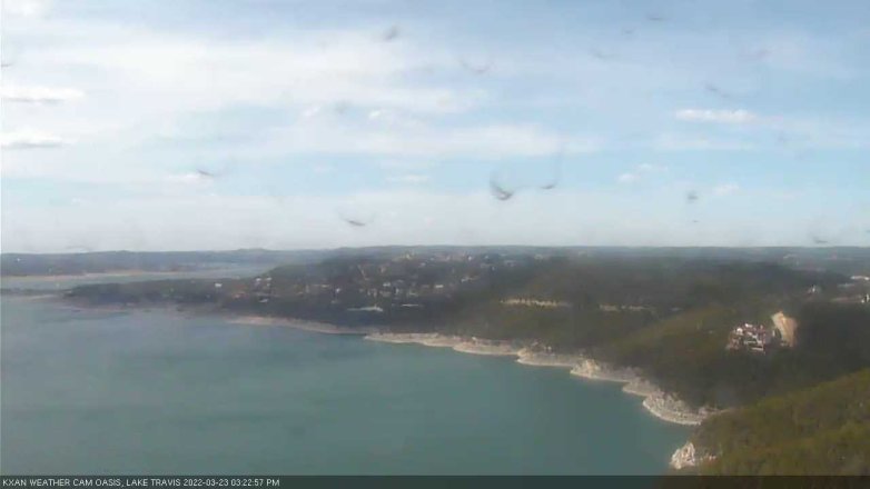 Lake Travis webcam, March 23, 2022 3:25 PM CT
