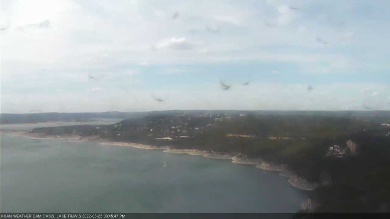 Lake Travis webcam, March 23, 2022 3:45 PM CT