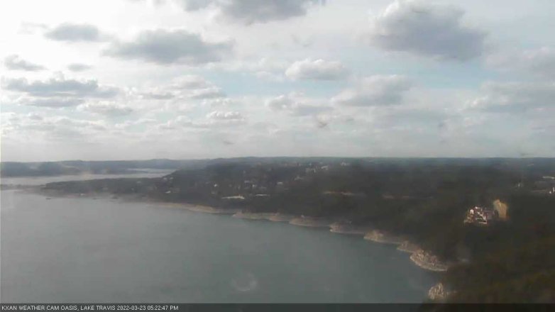 Lake Travis webcam, March 23, 2022 5:25 PM CT
