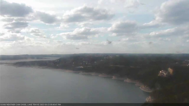 Lake Travis webcam, March 23, 2022 5:45 PM CT