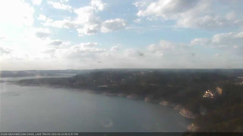 Lake Travis webcam, March 23, 2022 6:25 PM CT
