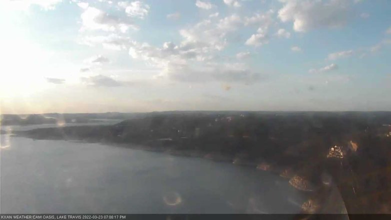Lake Travis webcam, March 23, 2022 7:00 PM CT