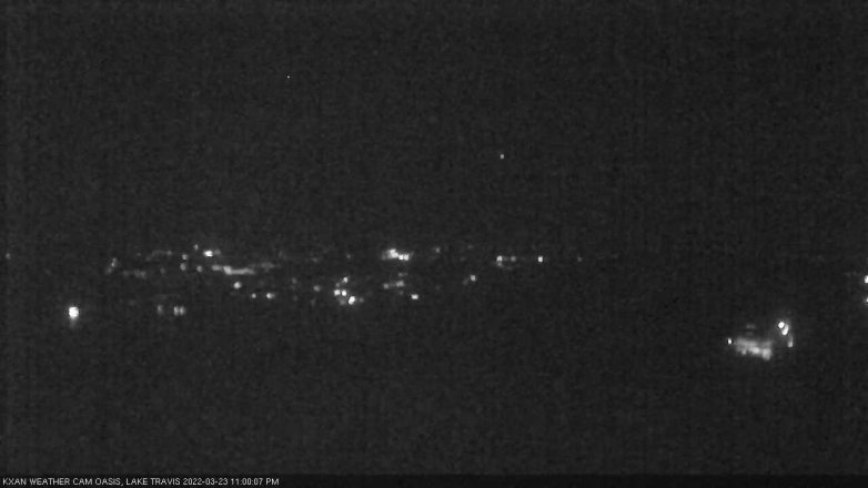 Lake Travis webcam, March 23, 2022 11:00 PM CT