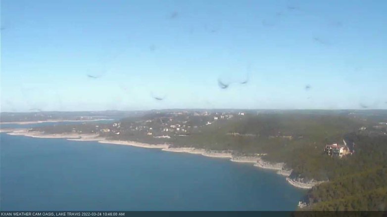 Lake Travis webcam, March 24, 2022 10:45 AM CT
