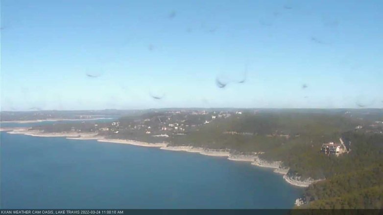 Lake Travis webcam, March 24, 2022 11:00 AM CT