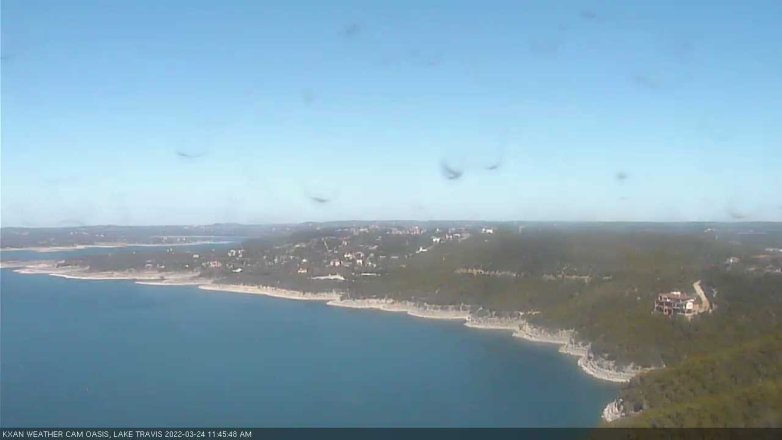 Lake Travis webcam, March 24, 2022 11:45 AM CT
