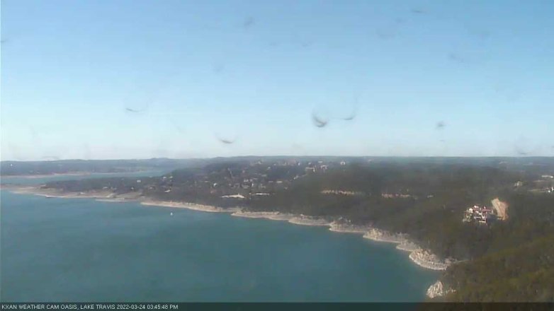 Lake Travis webcam, March 24, 2022 3:45 PM CT