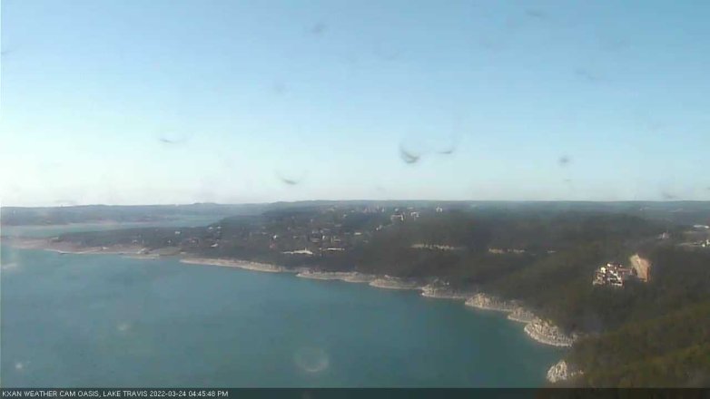 Lake Travis webcam, March 24, 2022 4:45 PM CT
