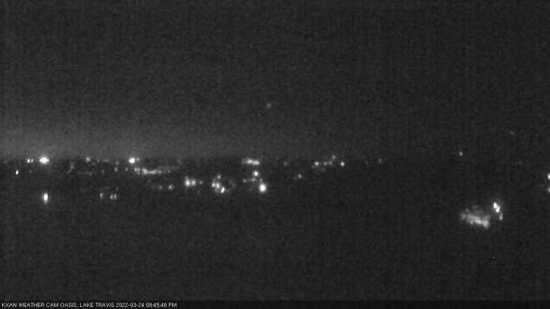 Lake Travis webcam, March 24, 2022 8:45 PM CT