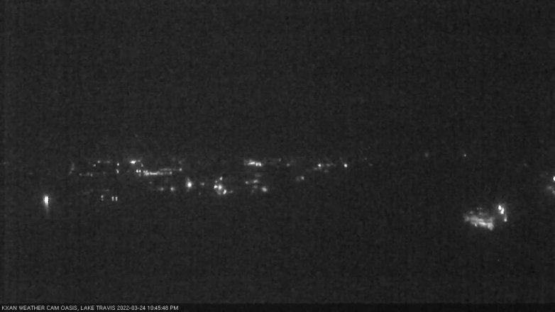 Lake Travis webcam, March 24, 2022 10:45 PM CT