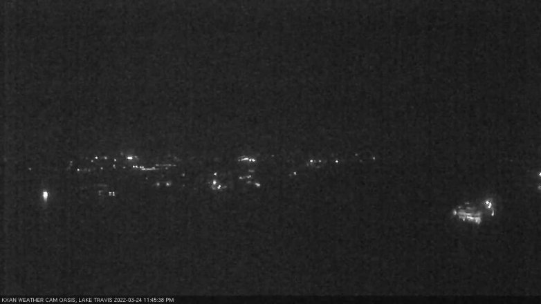 Lake Travis webcam, March 24, 2022 11:45 PM CT