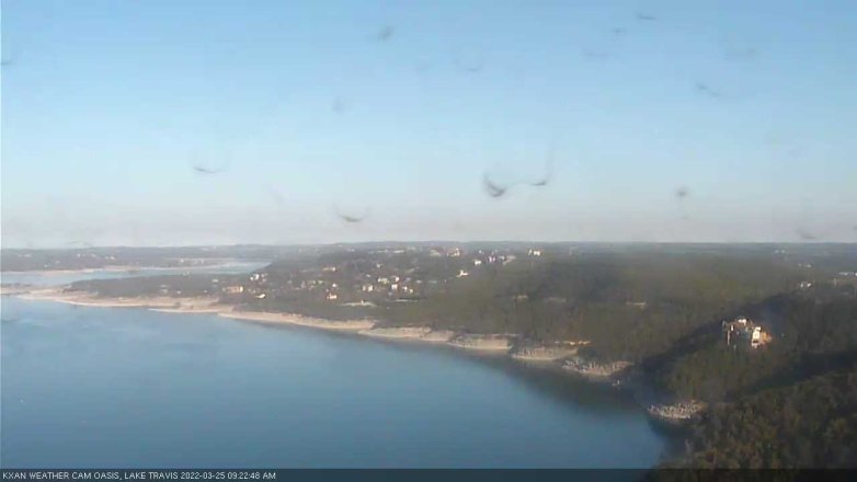 Lake Travis webcam, March 25, 2022 9:25 AM CT
